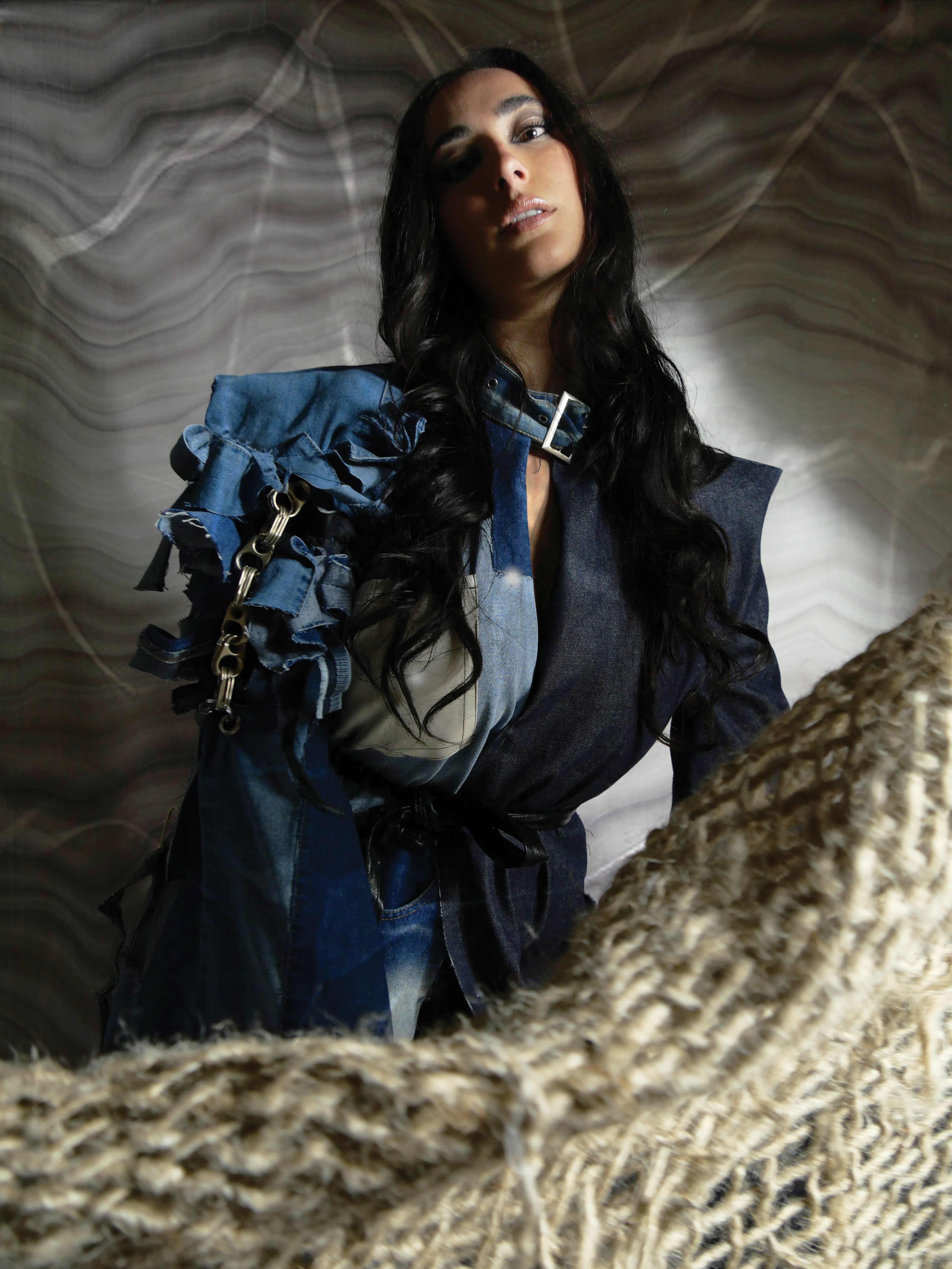 Denim Trench